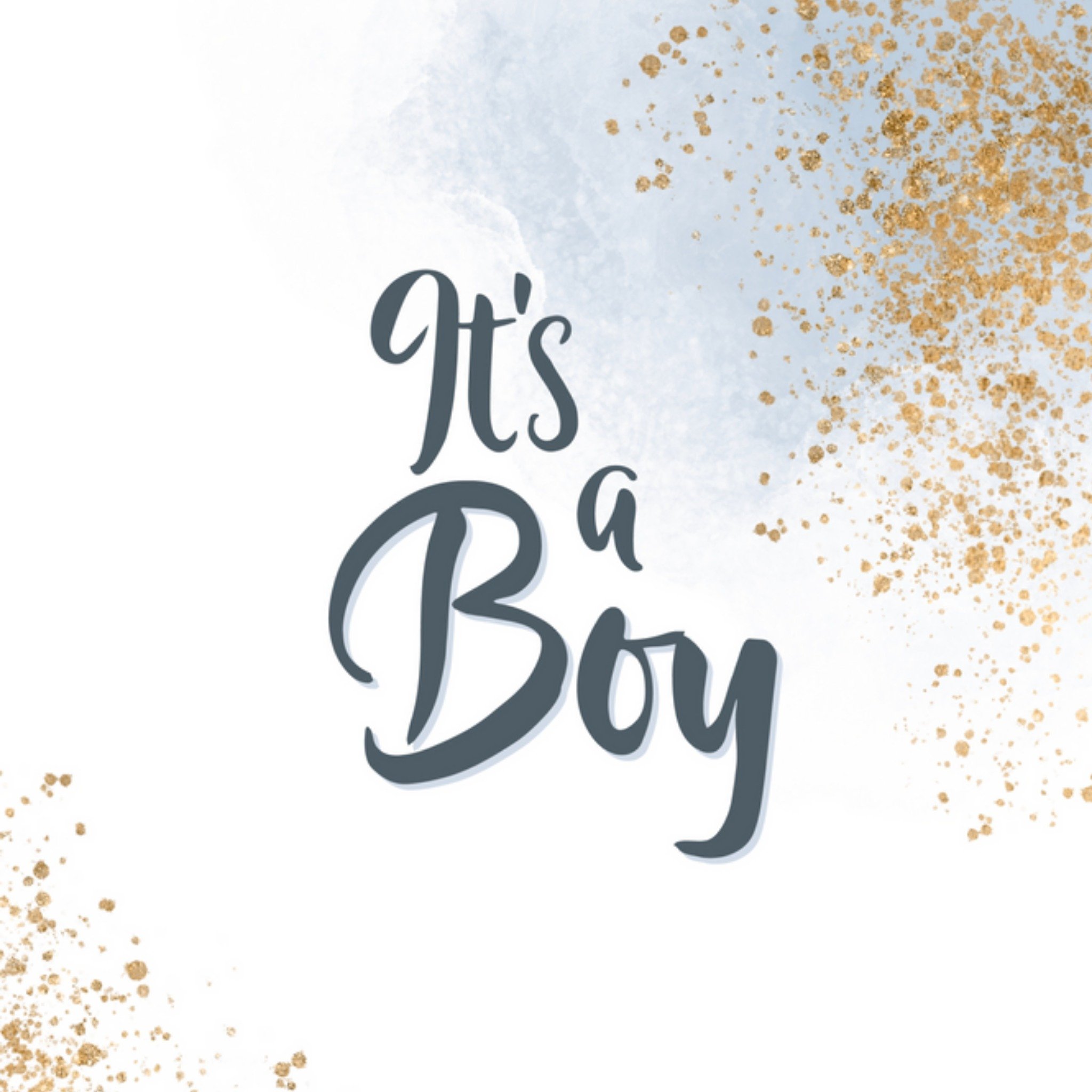Geboortekaart - it's a boy