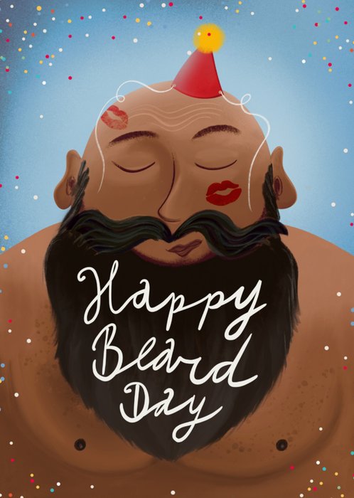 Patricia Hooning | Verjaardagskaart | Happy Beard Day