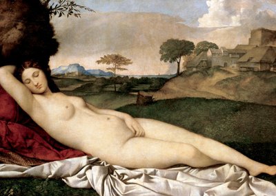 Giorgione. Slapende Venus
