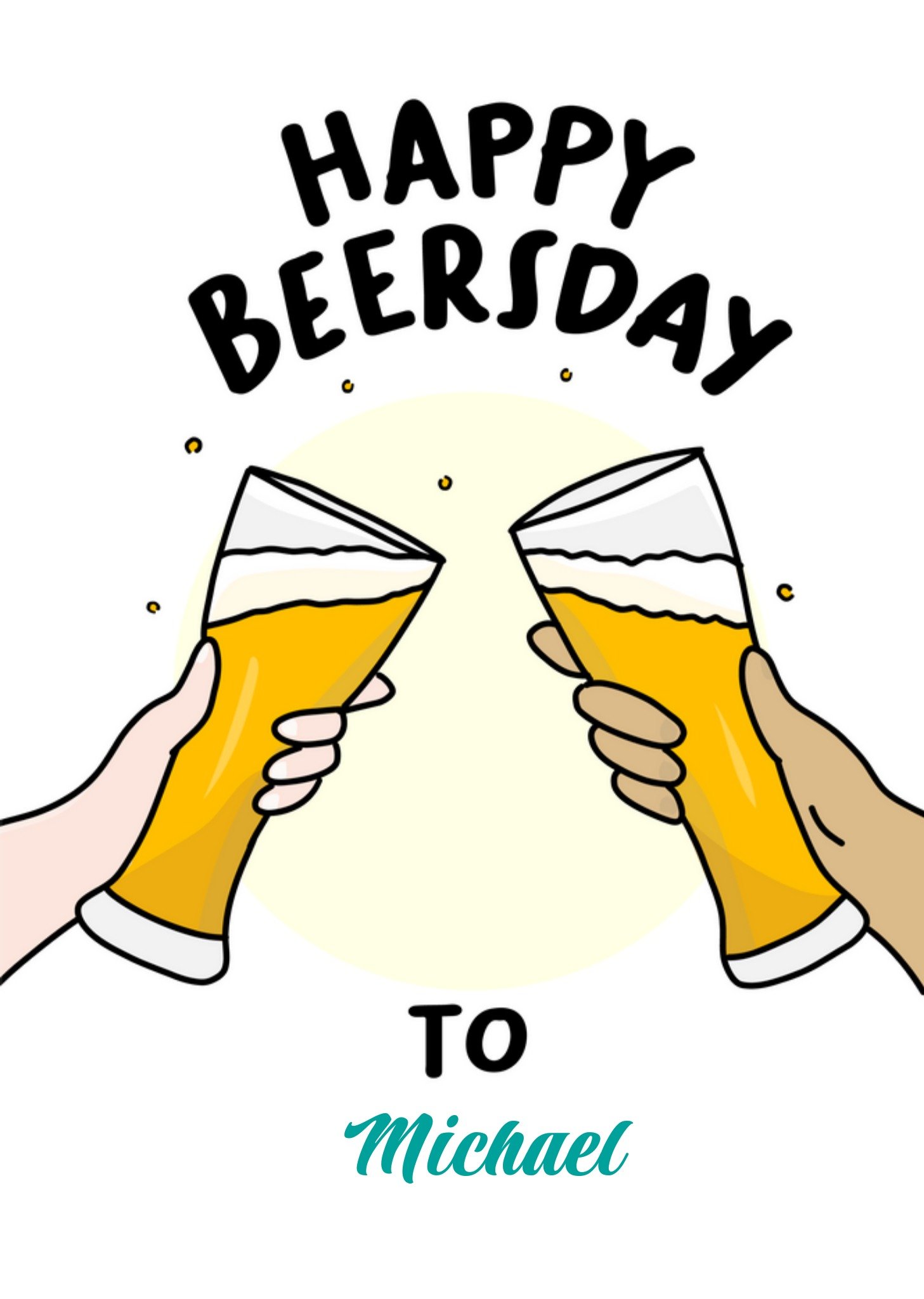 Liefs Jansje - Verjaardagskaart - Beersday