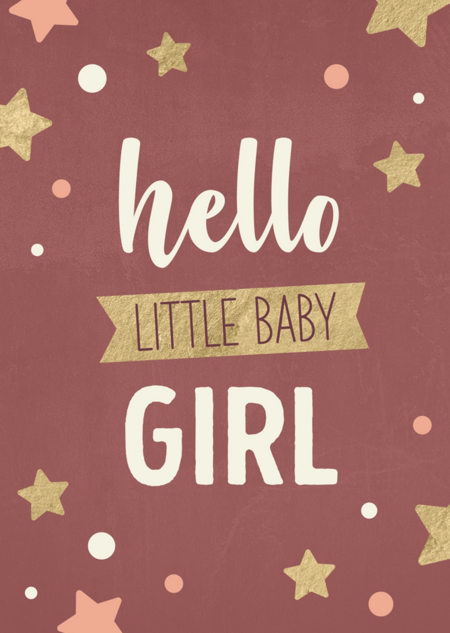 Papercute - Geboortekaart - meisje