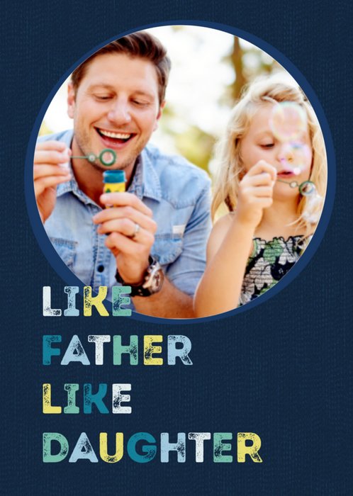 Greetz | Vaderdagkaart | like father like daughter