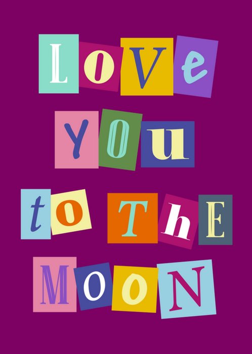 Greetz | Liefdeskaart | love you to the moon