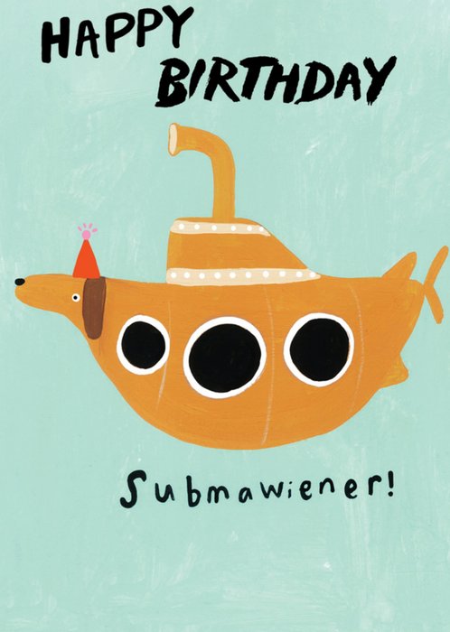Sooshichacha | Verjaardagskaart | duikboot