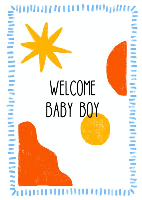 Greetz | Geboortekaart | Welcome baby boy