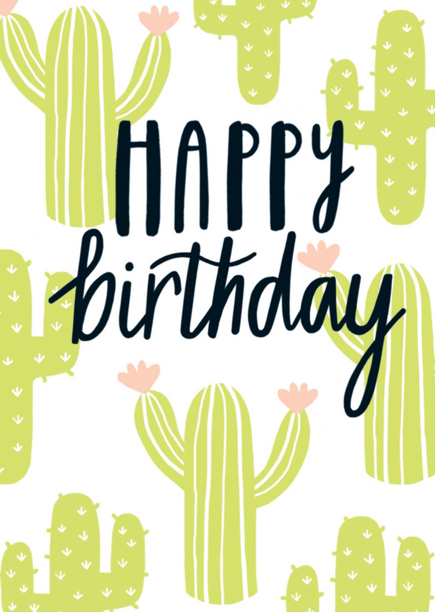 Sadler Jones - Verjaardagskaart - cactus