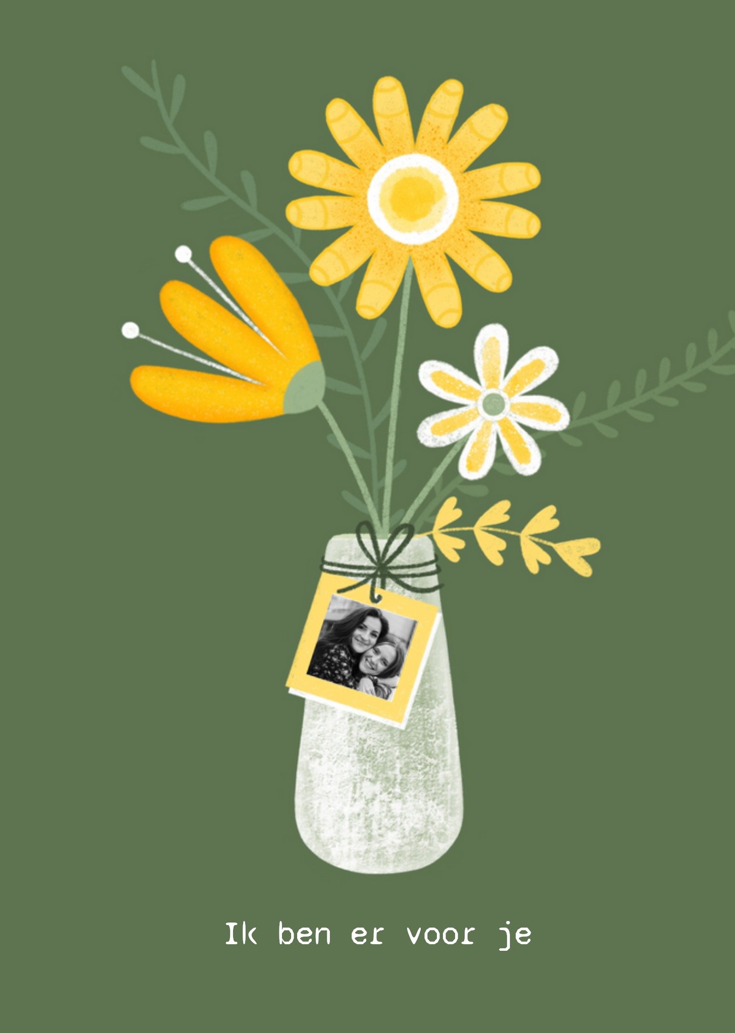 Marieke Witke - Beterschapskaart - bloemen
