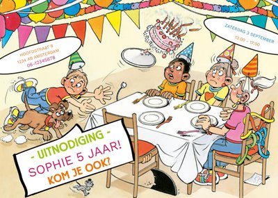 Jan van Haasteren Junior | Kinderfeestje | naam