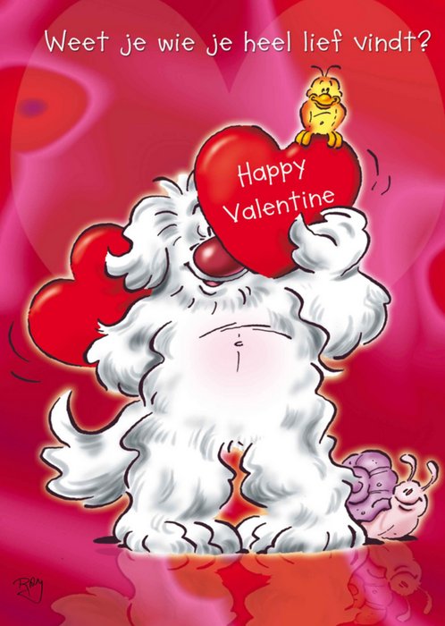 Doodles | Valentijnskaart | hond | hart