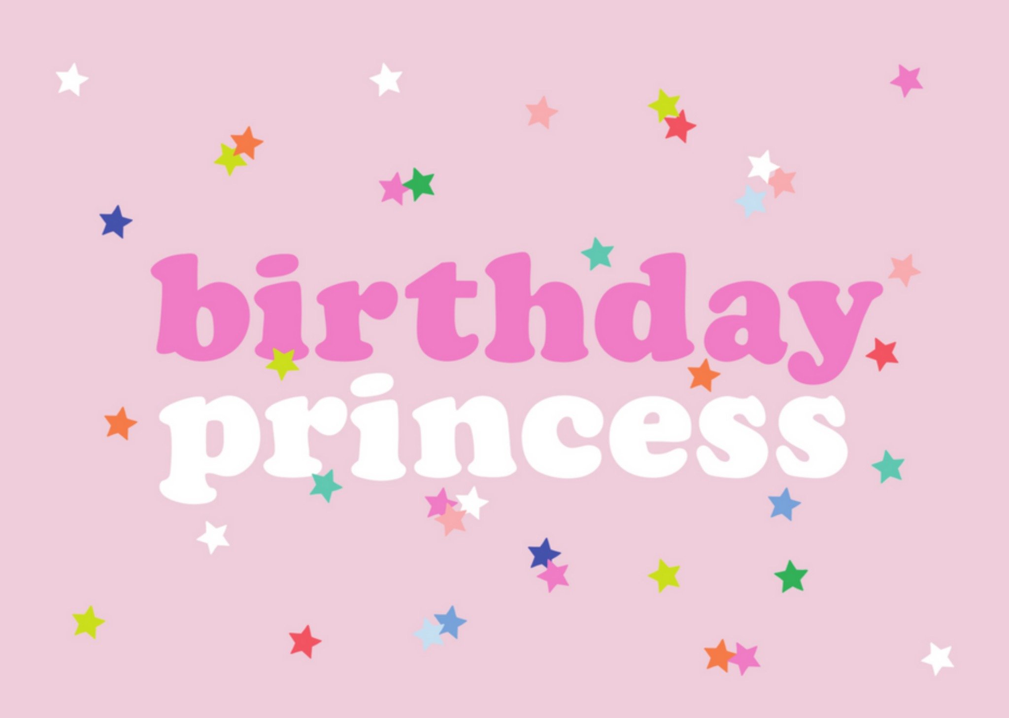Verjaardagskaart - birthday princess