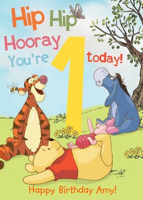 Winnie the Pooh | Verjaardagskaart | met naam