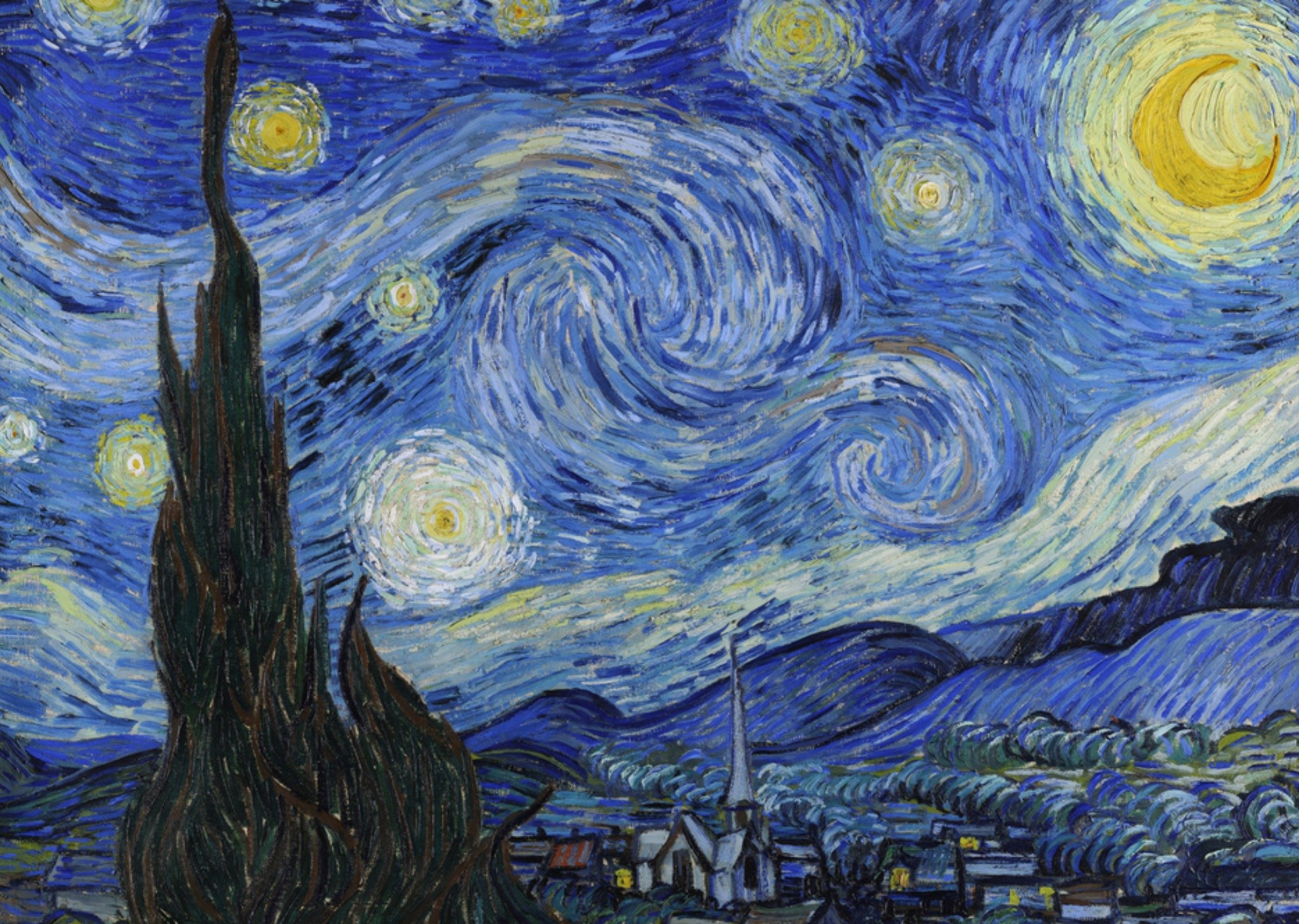 Kunstkaart Sterrennacht - Vincent van Gogh