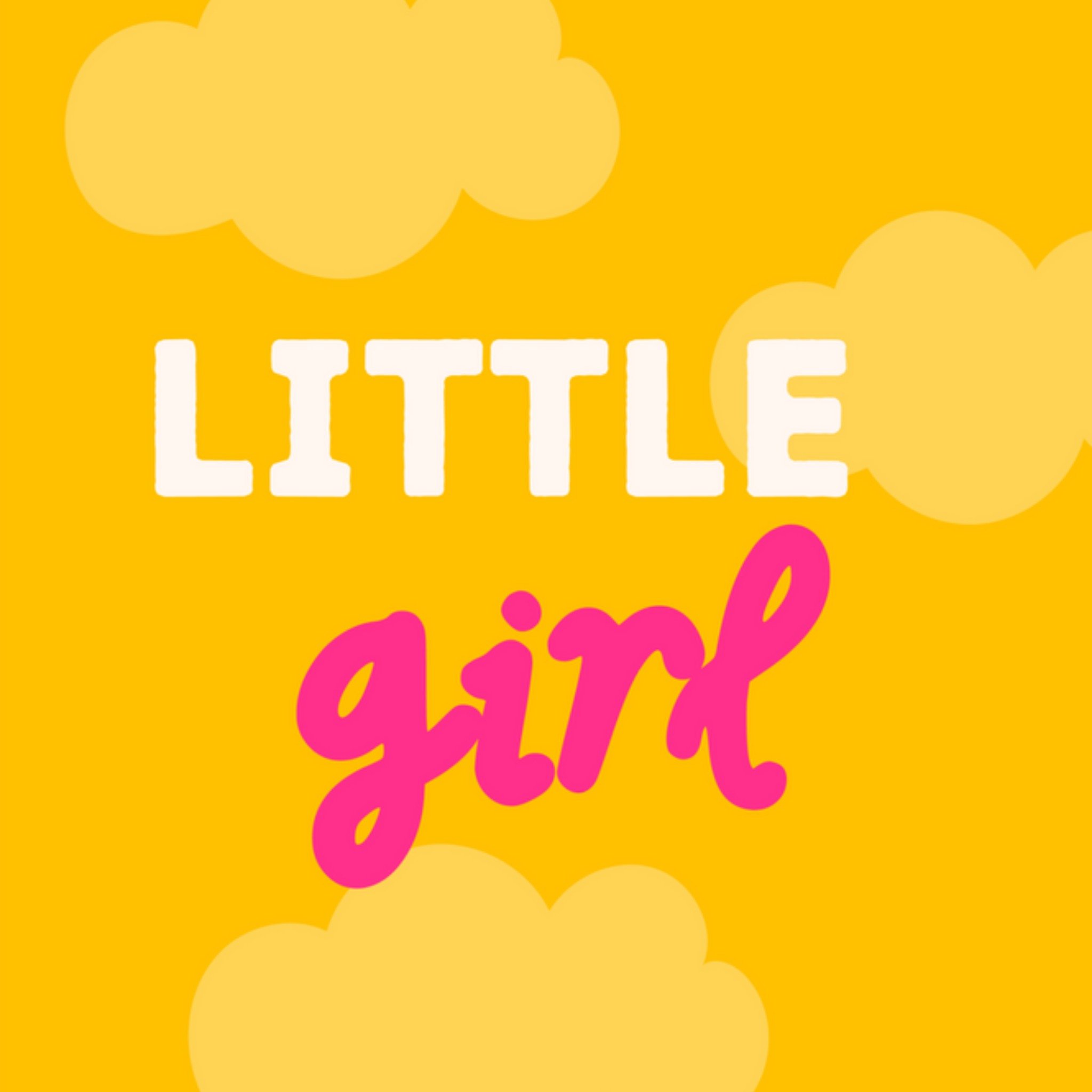 Geboortekaart - little girl