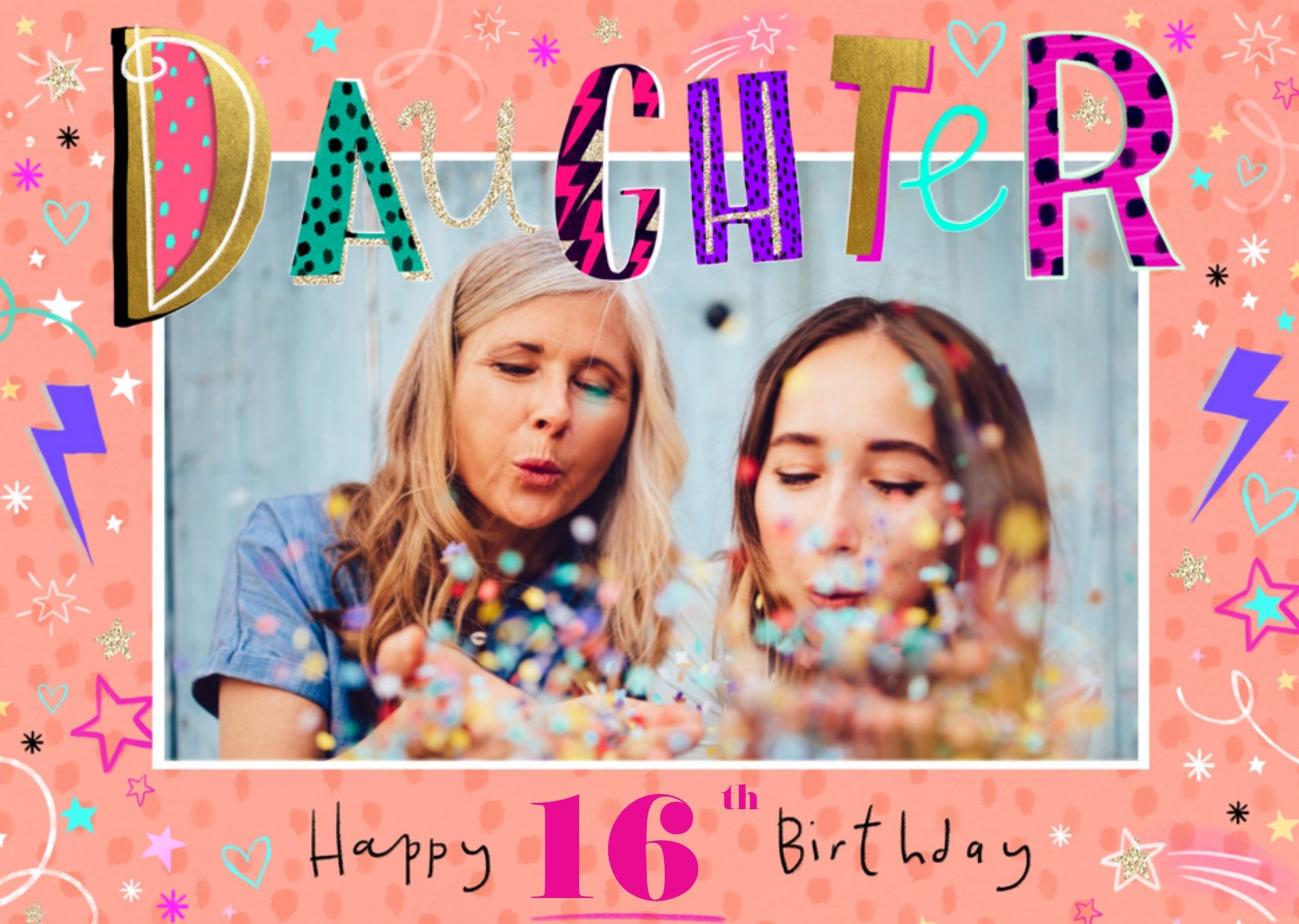 Verjaardagskaart - Happy 16th birthday