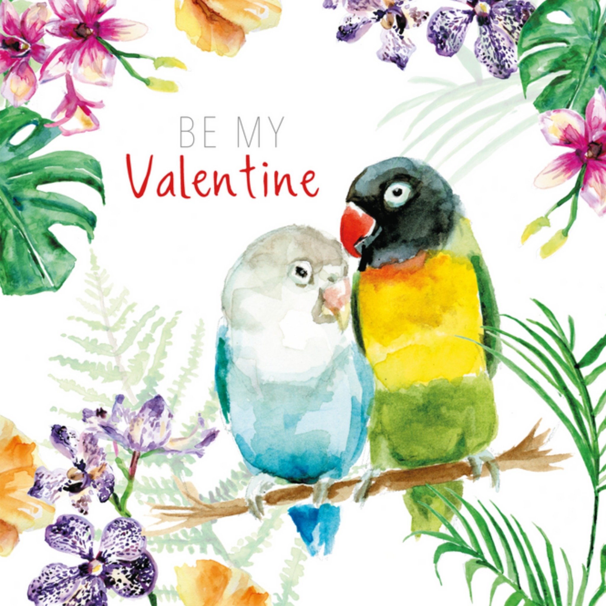 Michelle Dujardin - Valentijnskaart - vogels