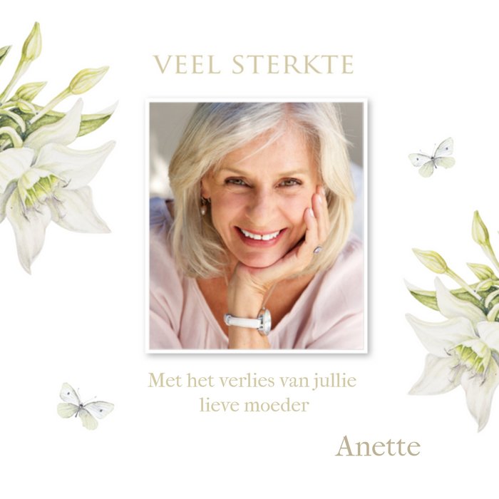 Janneke Brinkman | Condoleancekaart | fotokaart