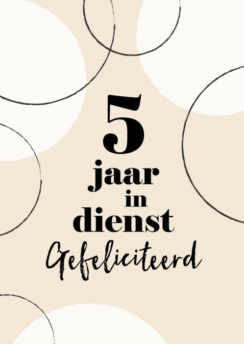 Greetz | Jubileumkaart | 5 jaar in dienst