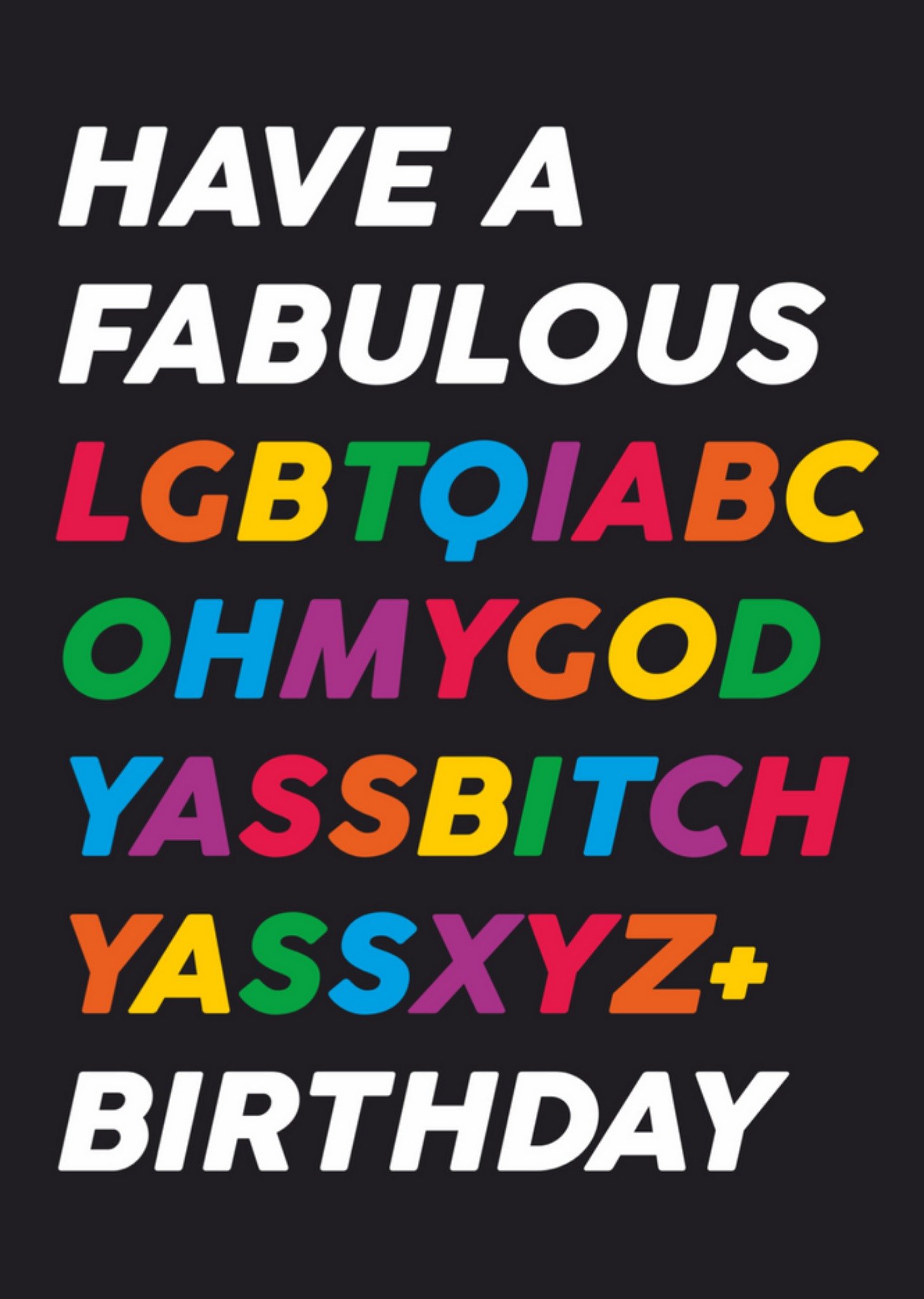 Dean Morris - Verjaardagskaart - kleurrijk - humor