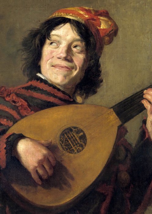 Frans Hals. Luitspeler