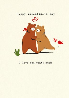 iDrew Illustrations | Valentijnskaart | beer