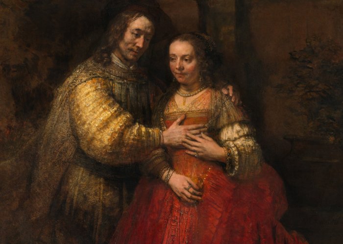 Het Joodse Bruidje kunstkaart van Rembrandt