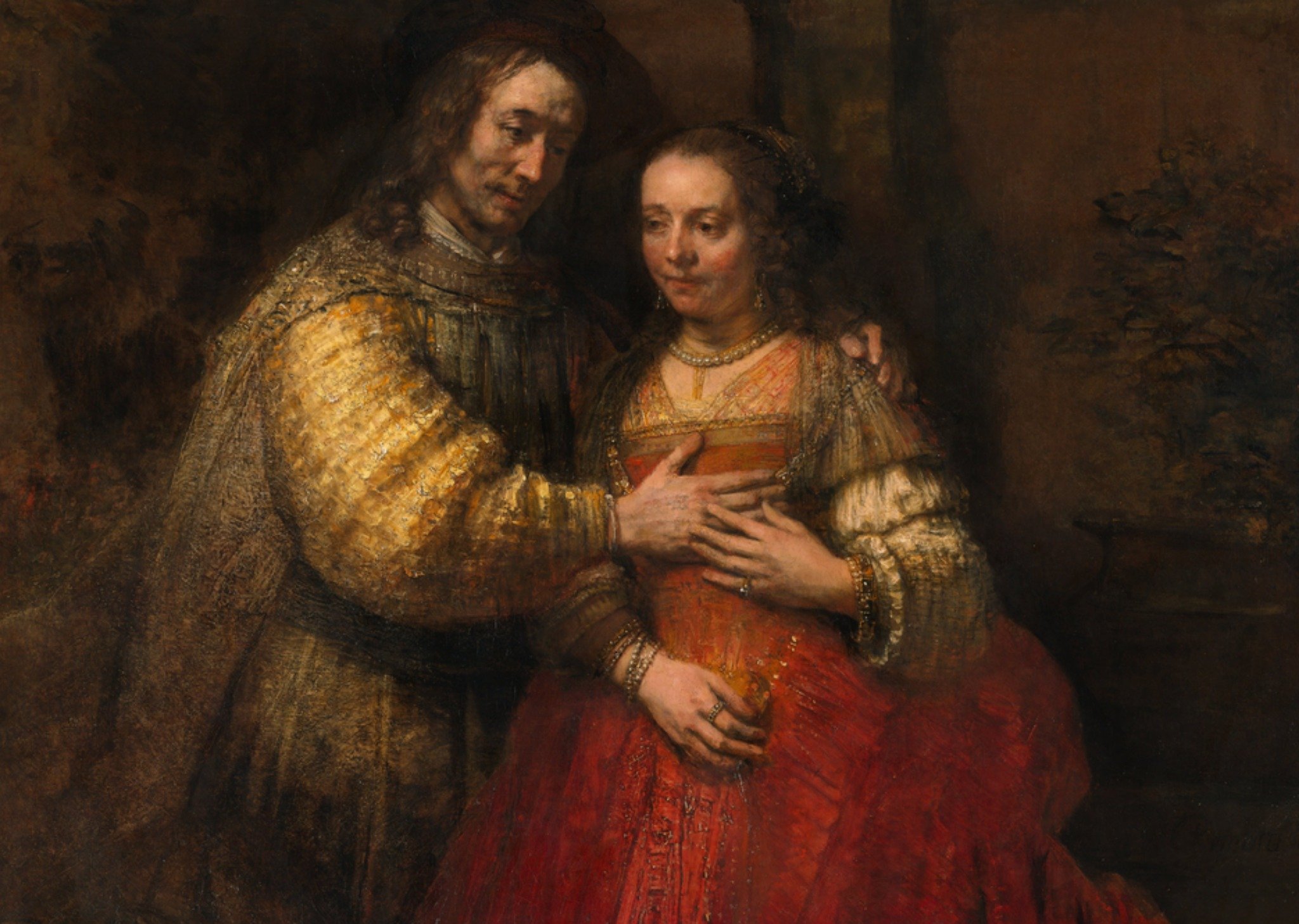 Kunstkaart Het Joodse Bruidje - Rembrandt van Rijn