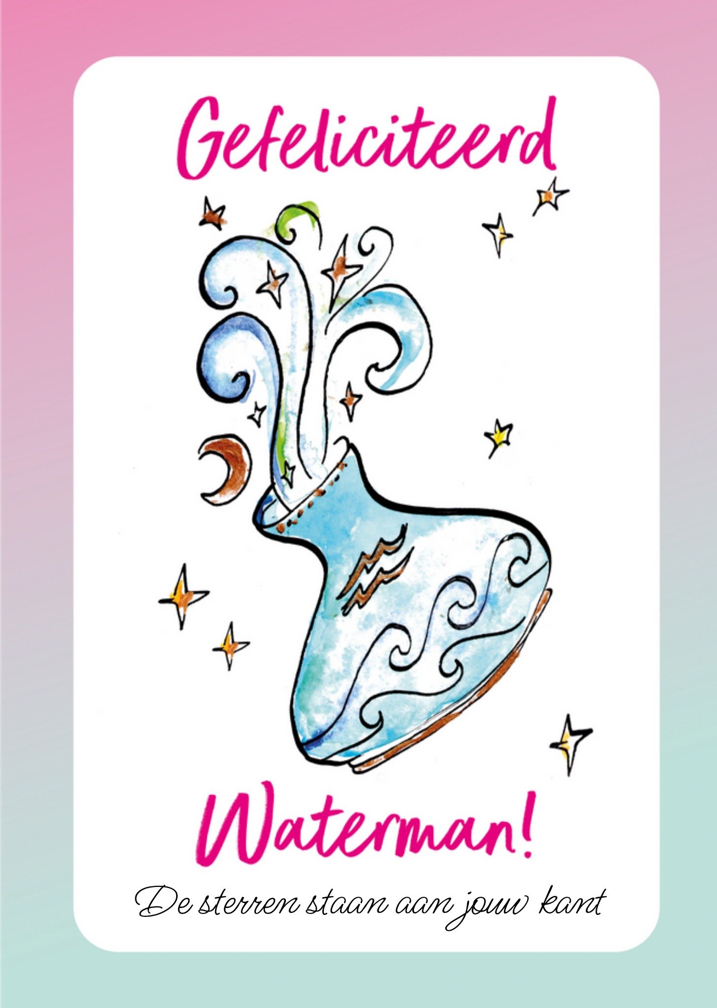 Jill - Verjaardagskaart - Waterman