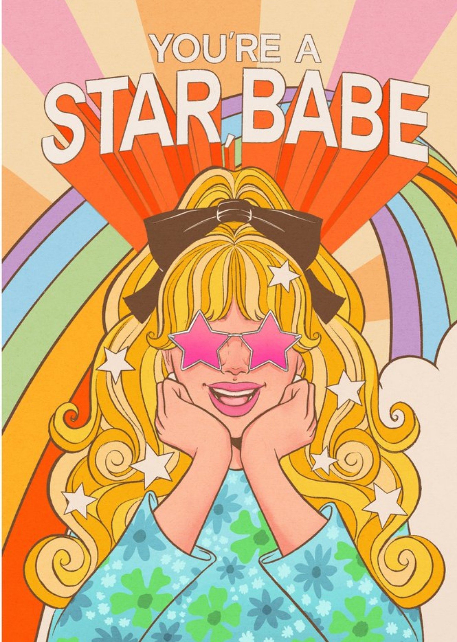 Dream Big - Verjaardagskaart - Star babe