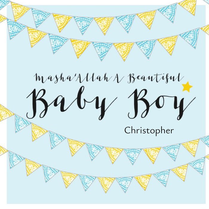 Eastern Print Studio | Geboortekaart | Baby Boy