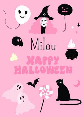 Greetz | Halloweenkaart | met aanpasbare naam