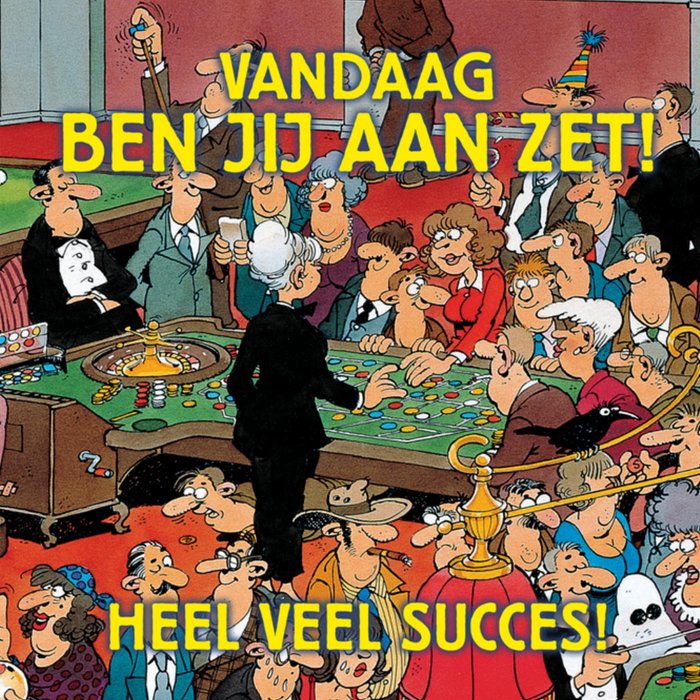 Jan van Haasteren | Succeskaart | Illustratie
