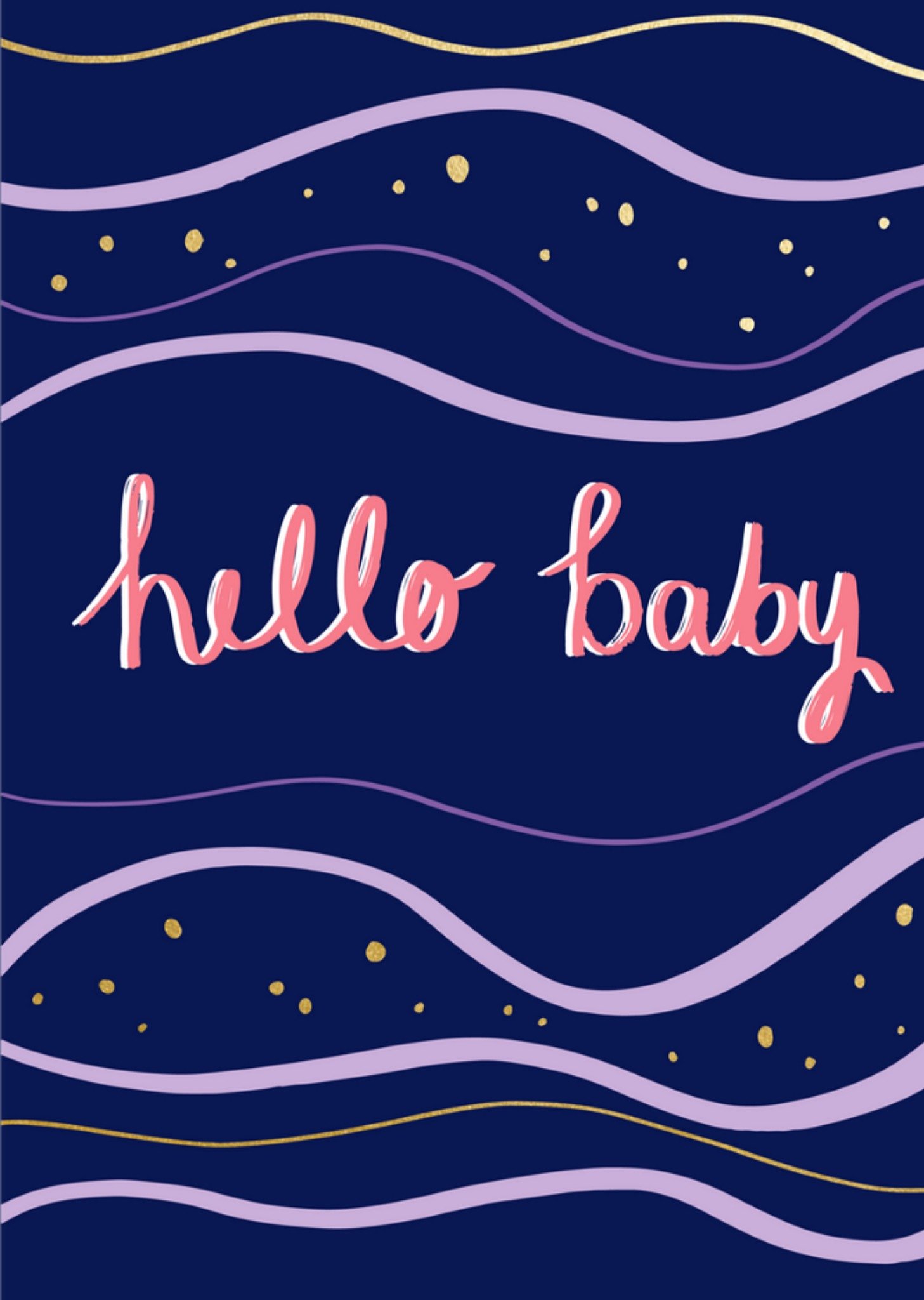 Geboortekaart - Hello baby