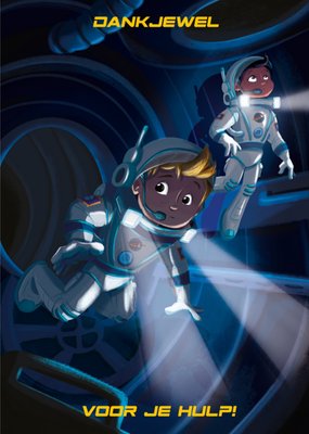De Kleine Astronauten | Bedankt kaart | Missie
