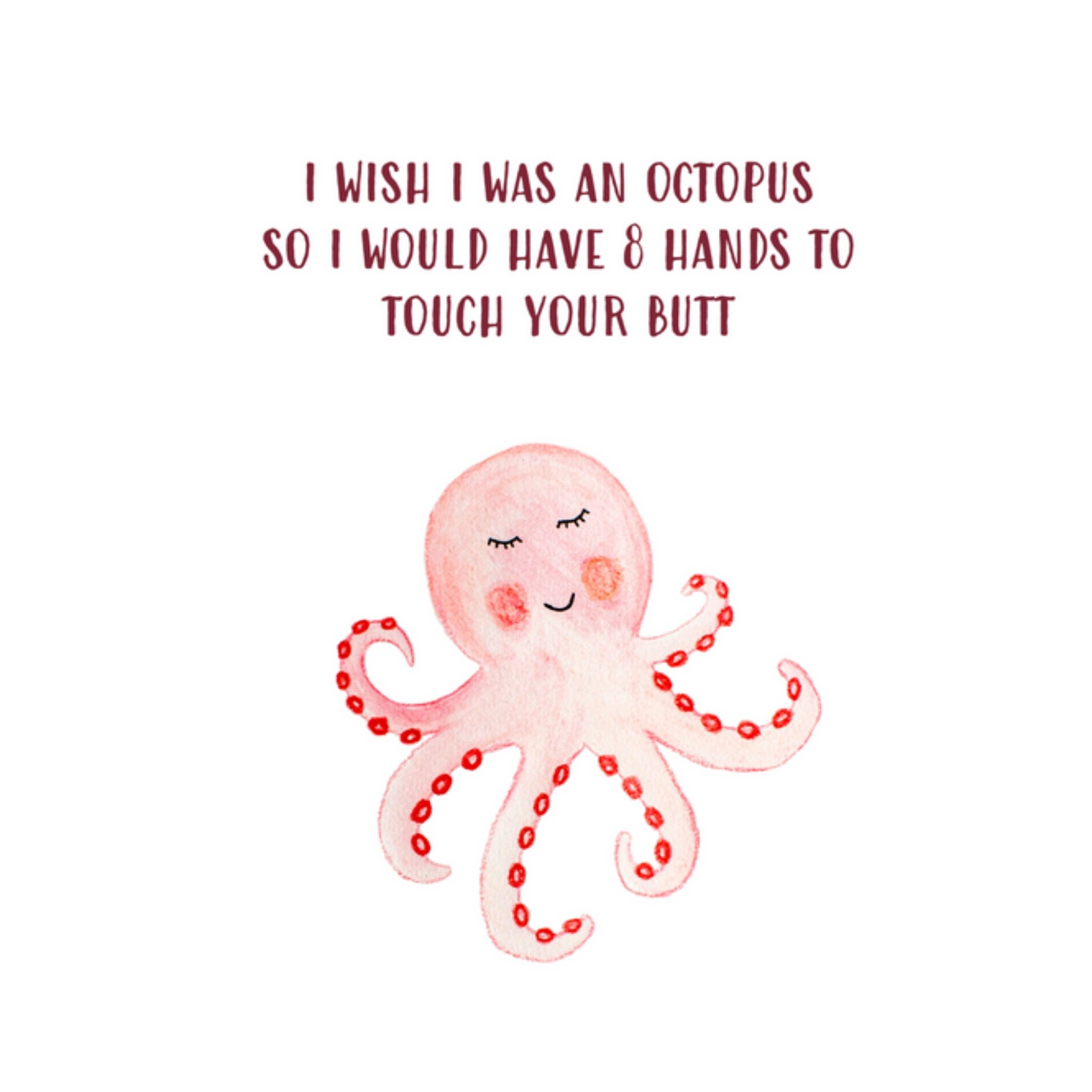 Valentijnskaart - Octopus