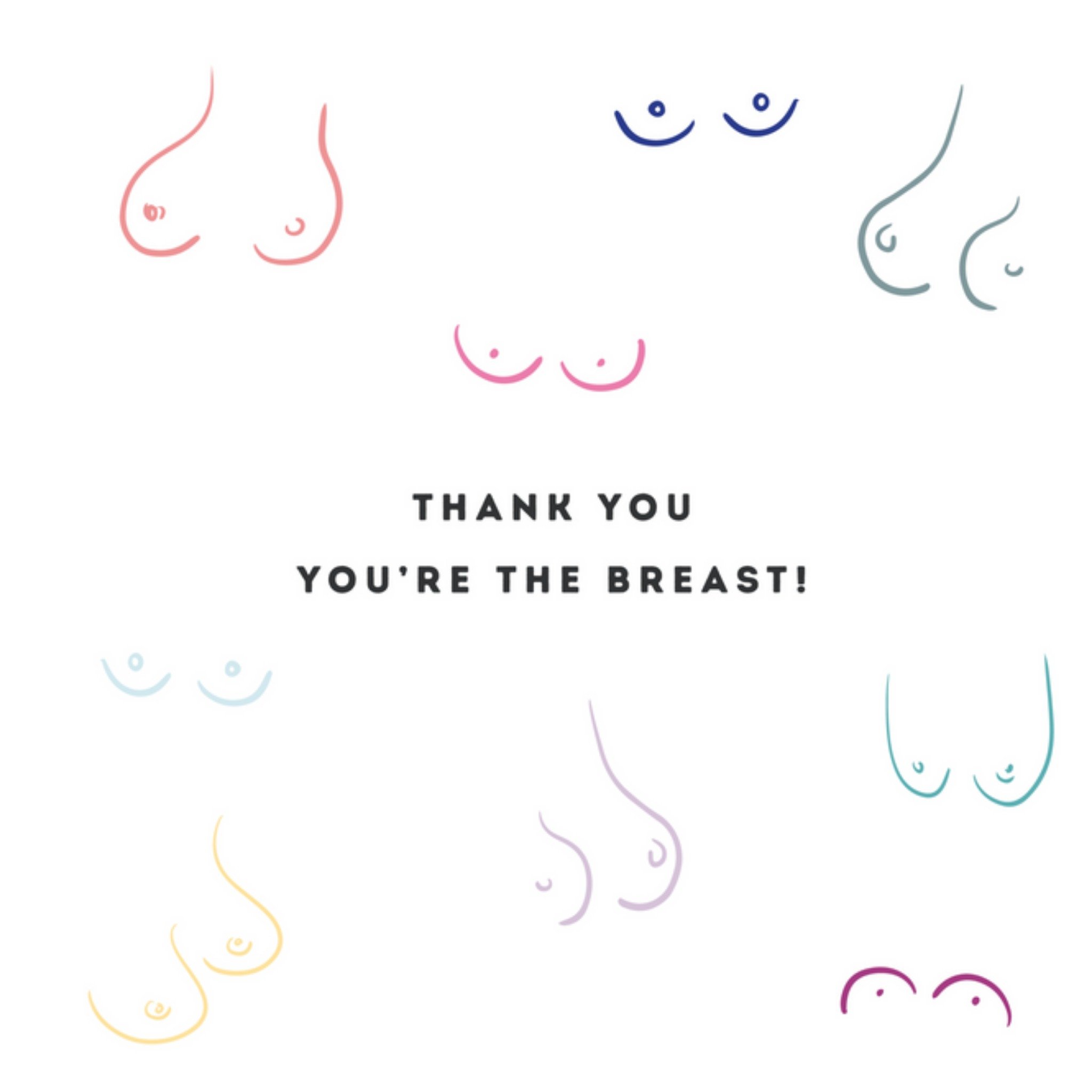 Greetz - Bedankkaart - tits - funny