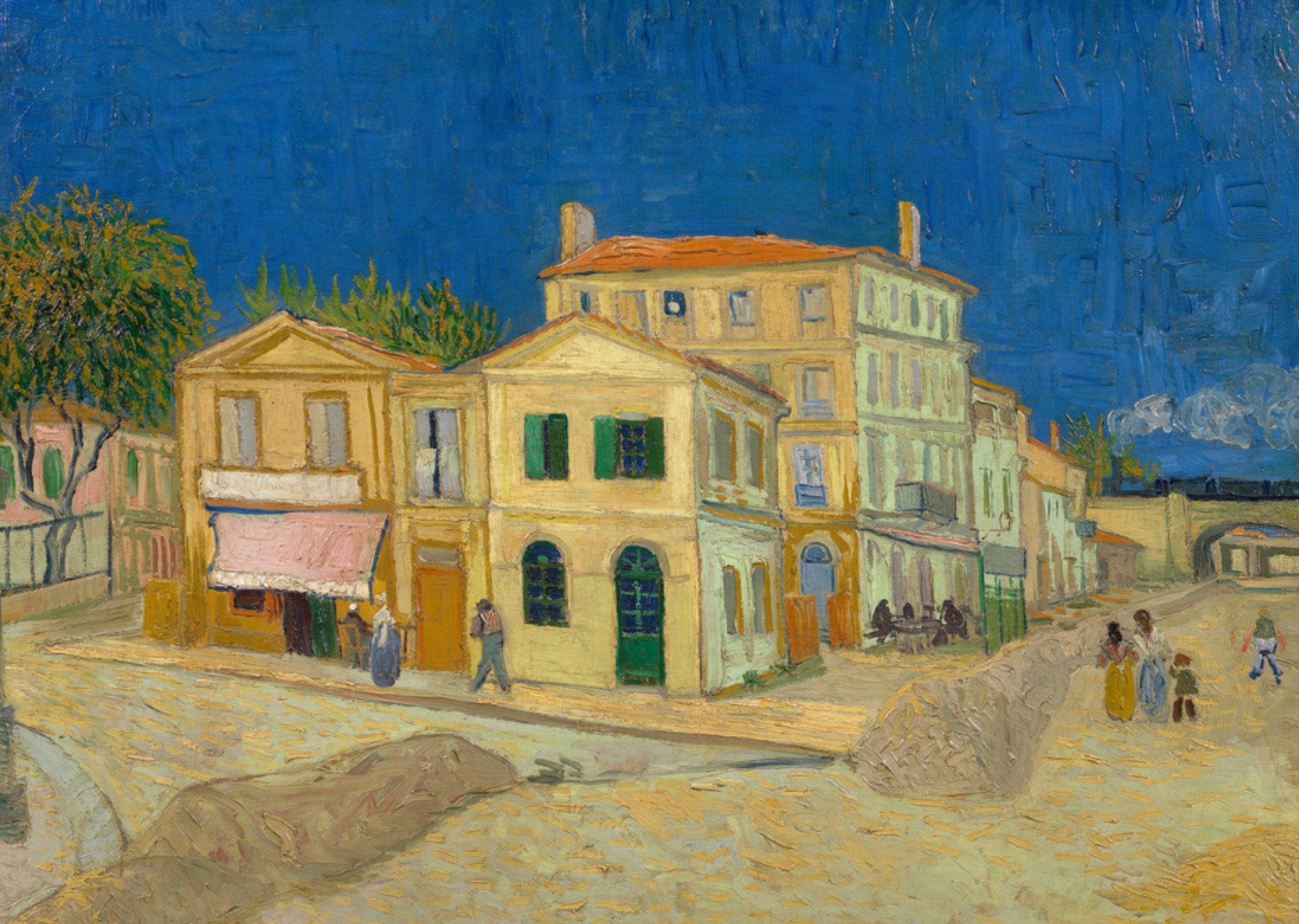 Kunstkaart Het Gele Huis - Vincent van Gogh