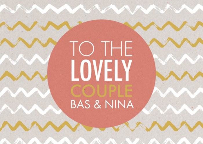 Paperclip | Trouwkaart | To the lovely couple