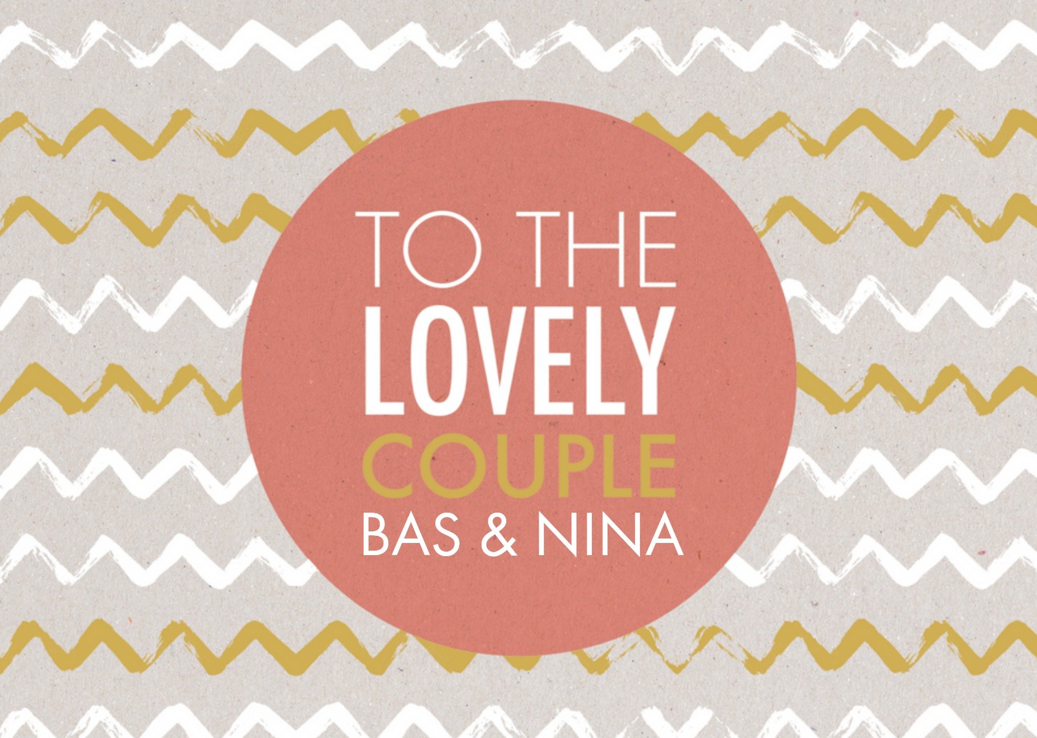 Paperclip - Trouwkaart - To the lovely couple