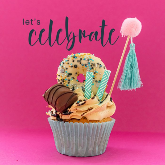 Photoflash | Uitnodiging verjaardag | cupcake
