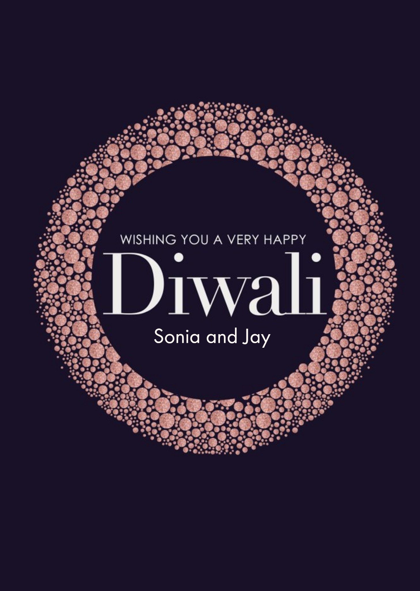 Eastern Print Studio - Diwali kaart - met naam