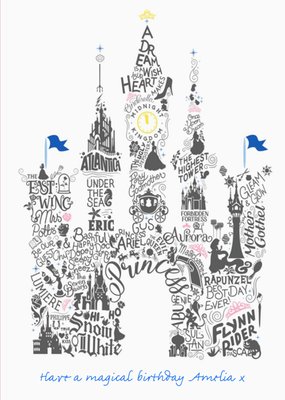 Disney | Verjaardagskaart | met aanpasbare naam
