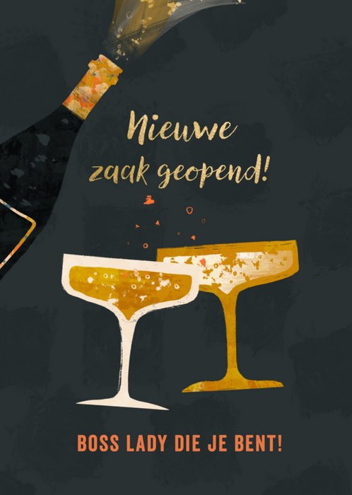 Greetz | Opening nieuwe zaak | Champagne