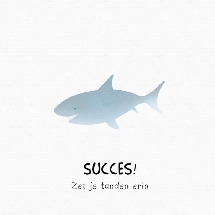 Greetz | Succeskaart | haai | illustratie