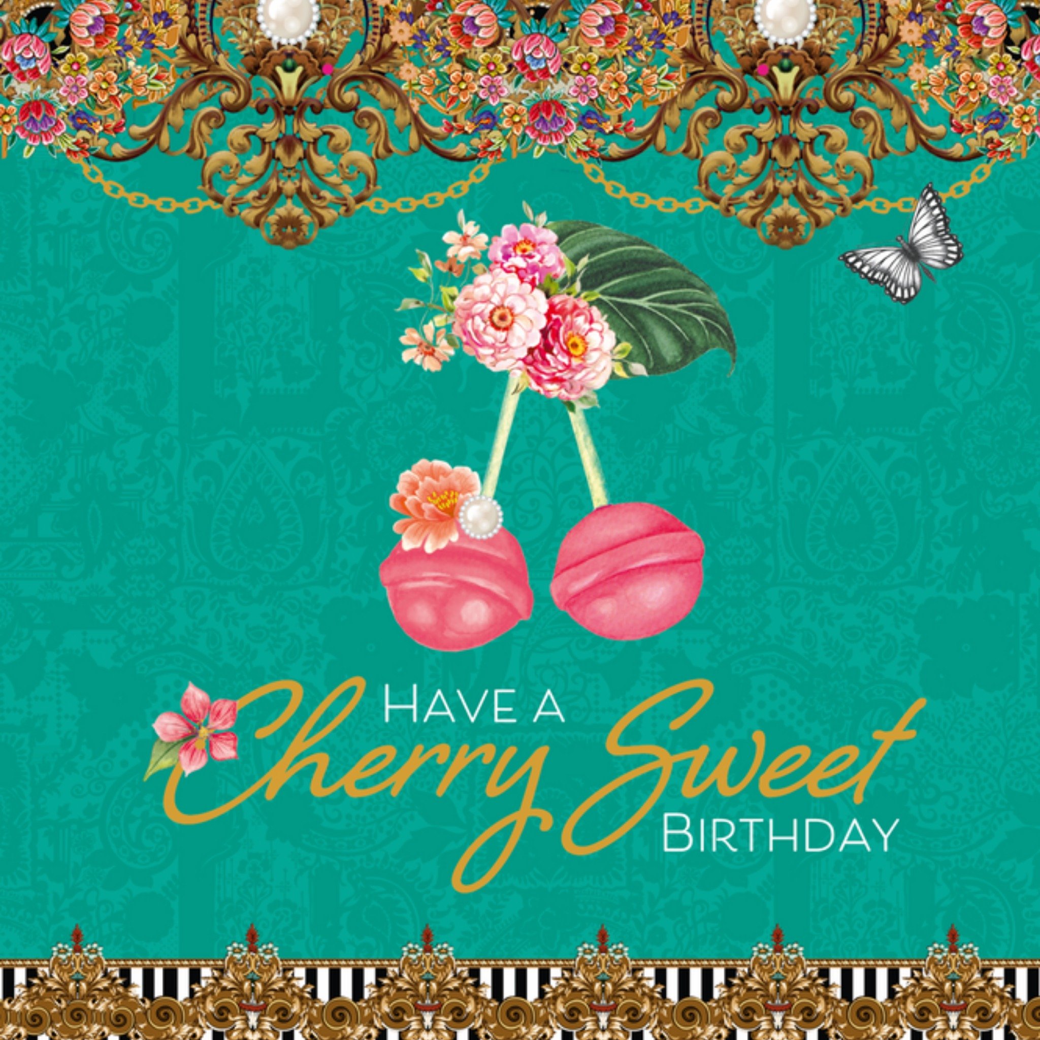Melli Mello - Verjaardagskaart - Cherry Sweet Birthday