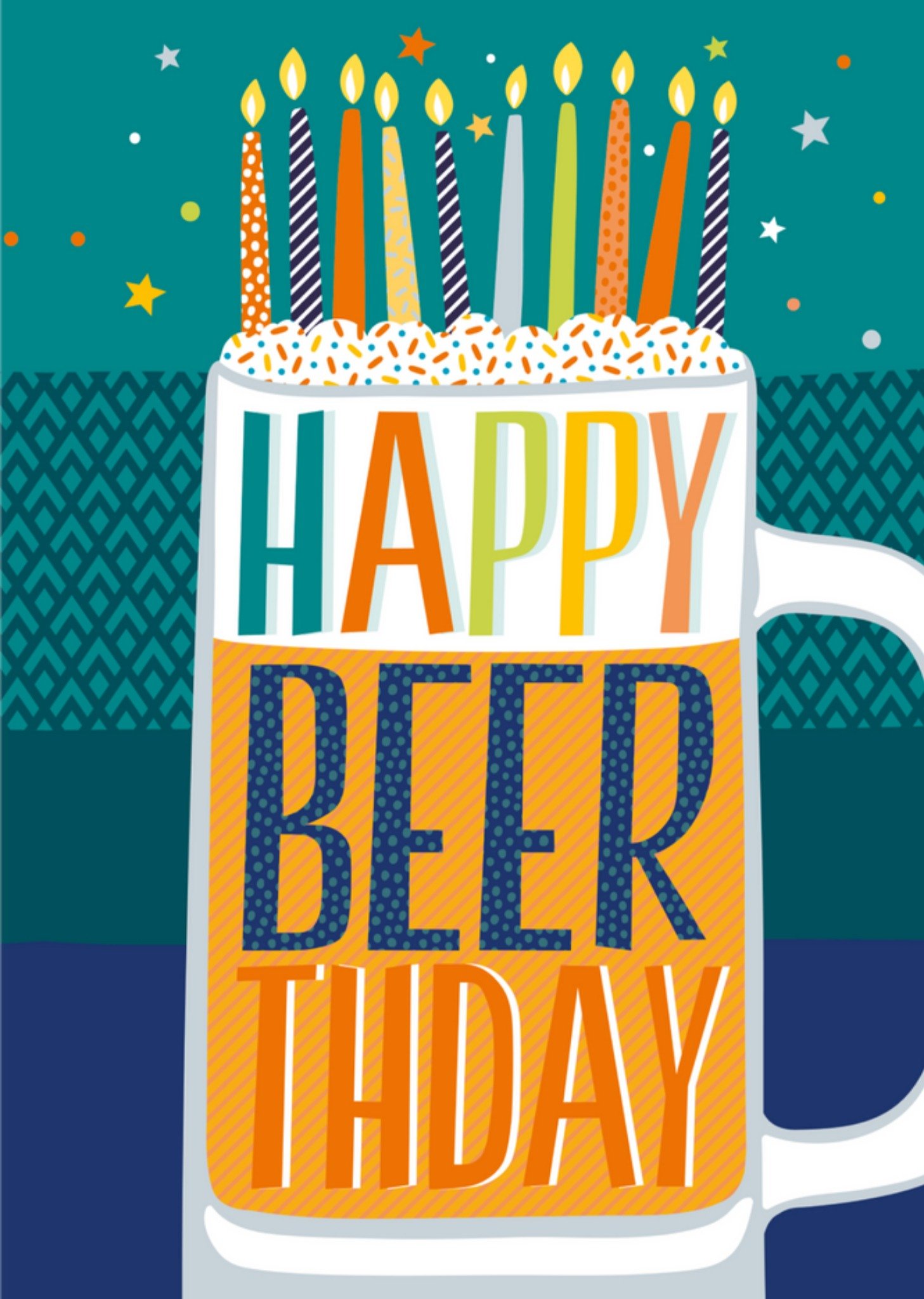 TMS - Verjaardagskaart - Happy Beer-thday
