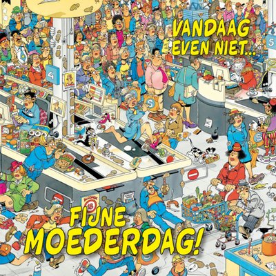Jan van Haasteren | Moederdagkaart | ilustratie