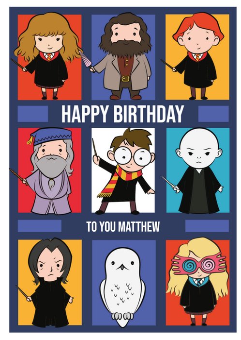 Harry Potter | Verjaardagskaart | Met naam