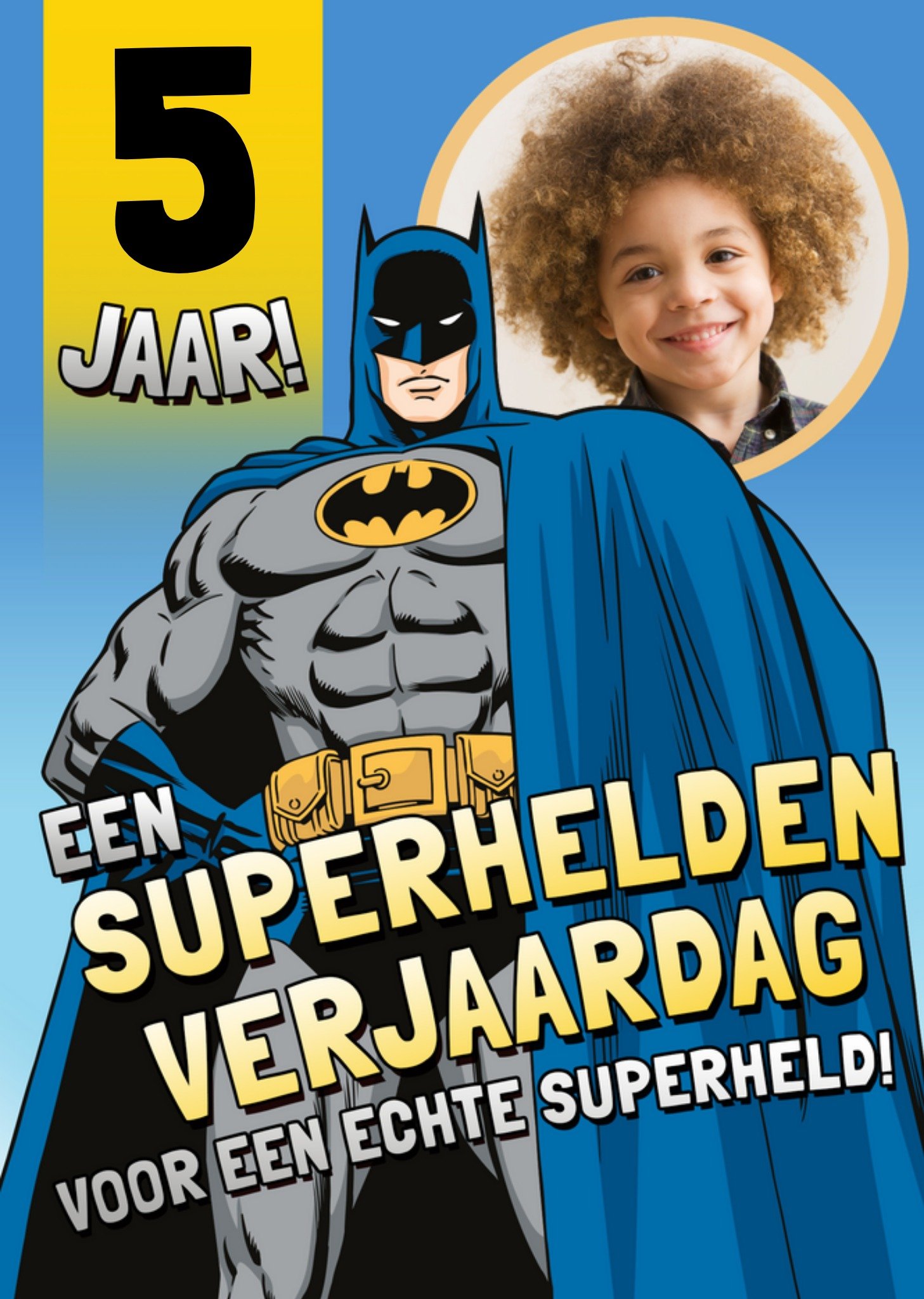 Warner Bros - Verjaardagskaart - Superheld