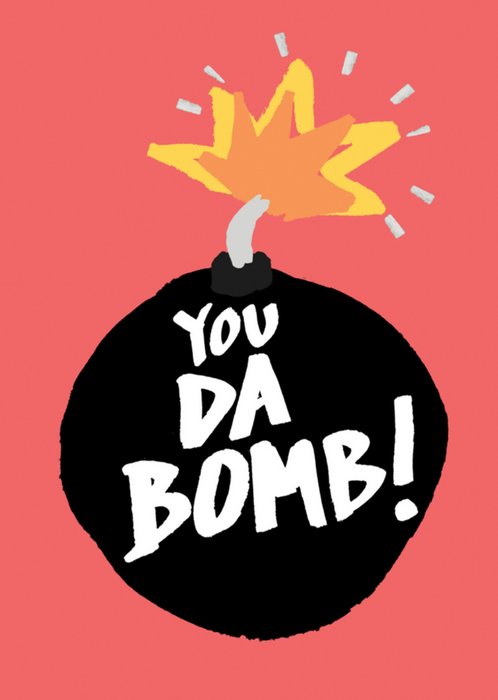 Jolly Awesome | Verjaardagskaart | you da bomb!
