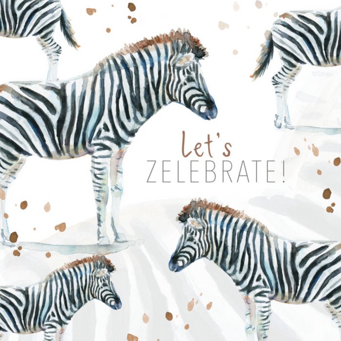 Verjaardagskaart | Michelle Dujardin | Zebra